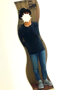 「CA4LA（カシラ）のアイテム（ハット、ブラック系）」を使った、miyabiさん（メンズ・164cm）の春コーディネート