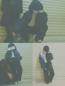 「BUBBLES（バブルス）のアイテム（ジャケット/アウター）」を使った、ЯЁёёёУさん（レディース・165cm）の冬コーディネート