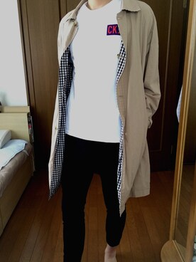 「URBAN RESEARCH（アーバンリサーチ）のアイテム（トレンチコート）」を使った、koudyさん（メンズ・180cm）の春コーディネート