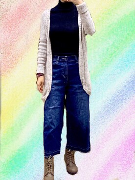 「ESPRIT（エスプリ）のアイテム（その他アウター）」を使った、Jadaさん（レディース・155cm）の冬コーディネート
