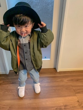 わにさん（キッズ・90cm）の春コーディネート