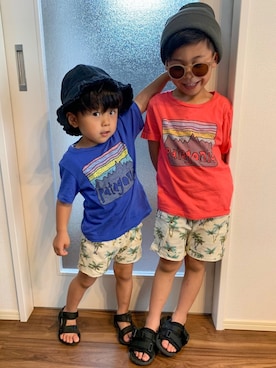 わにさん(キッズ・110cm)の夏コーディネート