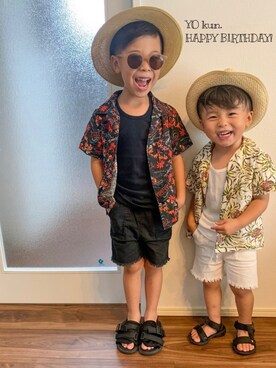 わにさん（キッズ・110cm）の夏コーディネート