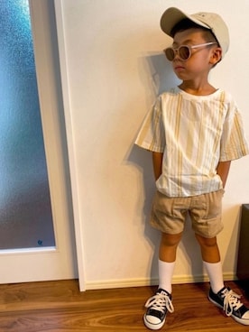 わにさん（キッズ・110cm）の秋コーディネート