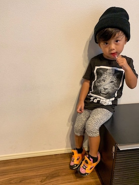 わにさん（キッズ・90cm）の秋コーディネート