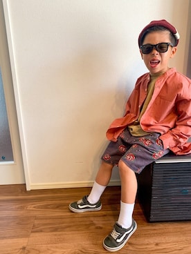 わにさん（キッズ・120cm）の春コーディネート