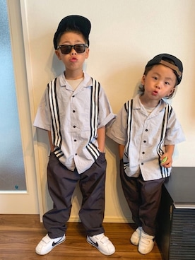 わにさん（キッズ・120cm）の夏コーディネート