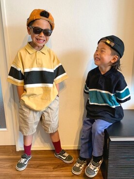 わにさん（キッズ・120cm）の夏コーディネート