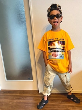 わにさん（キッズ・120cm）の夏コーディネート