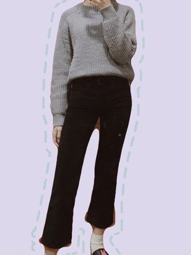 Olivia Wangさん（レディース・162cm）の冬コーディネート