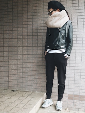 Shiho.Cさん(レディース・154cm)の冬コーディネート