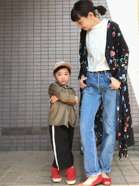 Shiho.Cさん（レディース・155cm）の春コーディネート