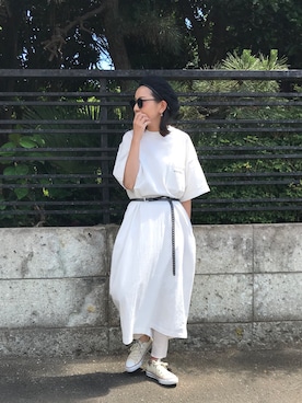 「CONVERSE（コンバース）のconverse（コンバース） ALL STAR OX（オールスターOX）（スニーカー）」を使った、Shiho.Cさん（レディース・155cm）の春コーディネート