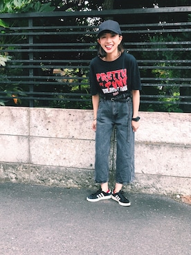 「LINE8（ラインエイト）のアイテム」を使った、Shiho.Cさん（レディース・155cm）の夏コーディネート