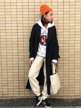 Shiho.Cさん（レディース・155cm）の冬コーディネート