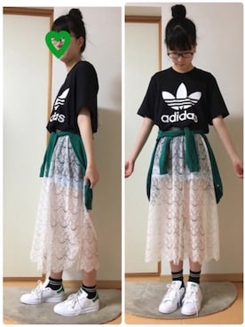 「スボーツミックス」｜「アイテム（その他）」を使った、©︎zmiii＊さん（レディース・166cm）の春コーディネート