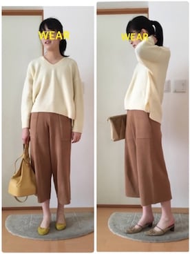 「PARADIS COULEUR（パラディクルール）のアイテム」を使った、©︎zmiii＊さん（レディース・165cm）の冬コーディネート