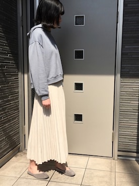 「reca（レカ）のアイテム（パーカー）」を使った、©︎zmiii＊さん（レディース・167cm）の春コーディネート