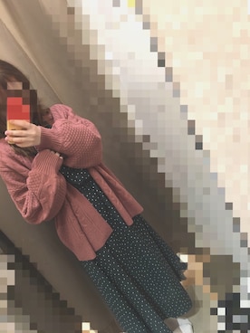 「Honeys（ハニーズ）のアイテム（ジャケット/アウター、ピンク系）」を使った、♡ すいりさん（レディース・152cm）の秋コーディネート