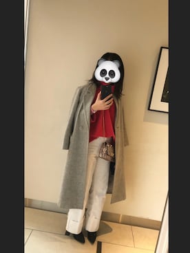 「SNIDEL（スナイデル）のアイテム（チェスターコート）」を使った、risaさん（レディース・158cm）の春コーディネート