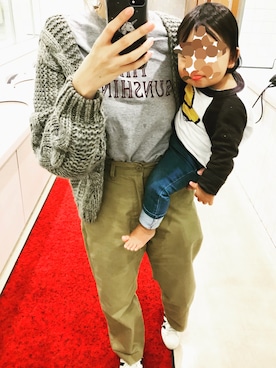 「THE SHINZONE（ザ　シンゾーン）のハイウエストチノパンツ（チノパンツ）」を使った、meg♔さん（レディース・163cm）の秋コーディネート