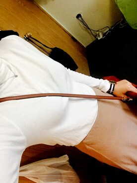 「PLENTY（プレンティ）のアイテム」を使った、陳思卉さん（レディース・165cm）の秋コーディネート