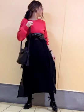 911ERIKAさん（レディース・158cm）の春コーディネート