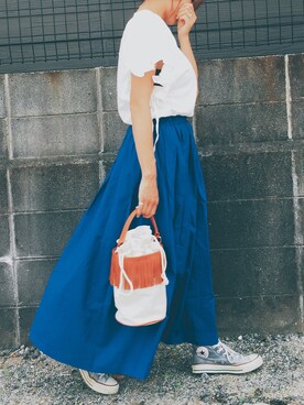 「OandI（オーアンドアイ）のアイテム（バッグ）」を使った、911ERIKAさん（レディース・158cm）の春コーディネート