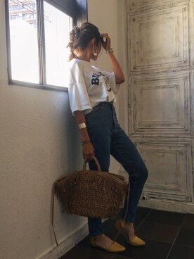 911ERIKAさん（レディース・158cm）の春コーディネート