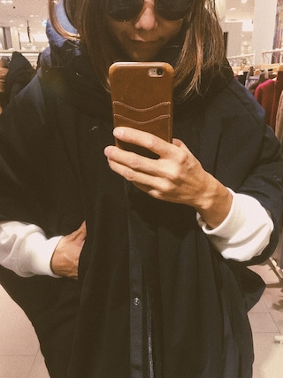 YOSOOU（ヨソオウ）の「Tow Piece Collar Poncho / ツーピースカラー