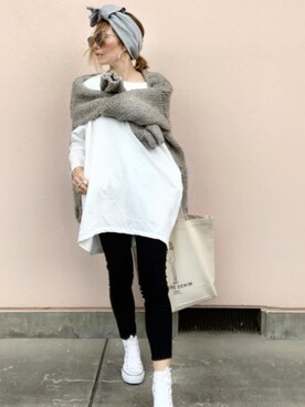 「OandI（オーアンドアイ）のアイテム（バッグ）」を使った、911ERIKAさん（レディース・157cm）の春コーディネート