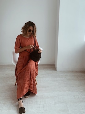 「OandI（オーアンドアイ）のアイテム」を使った、911ERIKAさん（レディース・157cm）の夏コーディネート