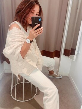 「OandI（オーアンドアイ）のアイテム」を使った、911ERIKAさん（レディース・157cm）の秋コーディネート