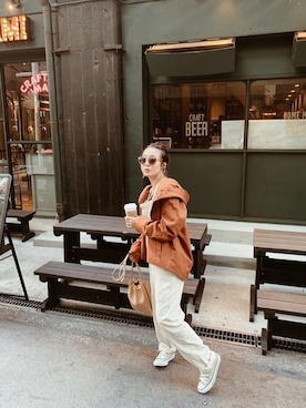 「OandI（オーアンドアイ）のアイテム」を使った、911ERIKAさん（レディース・157cm）の秋コーディネート