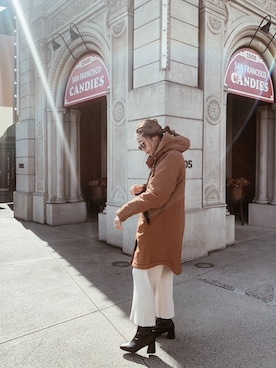 「OandI（オーアンドアイ）のアイテム」を使った、911ERIKAさん（レディース・157cm）の秋コーディネート