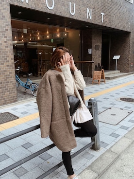 「OandI（オーアンドアイ）のアイテム」を使った、911ERIKAさん（レディース・157cm）の秋コーディネート