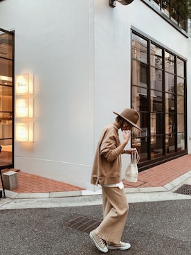 「OandI（オーアンドアイ）のアイテム」を使った、911ERIKAさん（レディース・157cm）の冬コーディネート