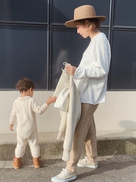 「OandI（オーアンドアイ）のアイテム」を使った、911ERIKAさん（レディース・157cm）の冬コーディネート