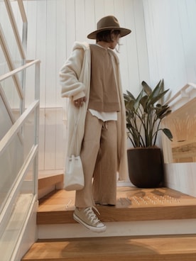 「OandI（オーアンドアイ）のアイテム」を使った、911ERIKAさん（レディース・157cm）の冬コーディネート