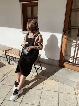 「OandI（オーアンドアイ）のアイテム」を使った、911ERIKAさん（レディース・157cm）の冬コーディネート