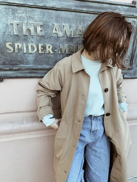 「OandI（オーアンドアイ）のアイテム」を使った、911ERIKAさん（レディース・157cm）の春コーディネート