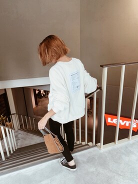 「OandI（オーアンドアイ）のアイテム」を使った、911ERIKAさん（レディース・157cm）の春コーディネート