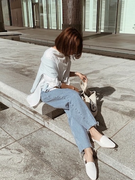 「OandI（オーアンドアイ）のアイテム」を使った、911ERIKAさん（レディース・157cm）の春コーディネート