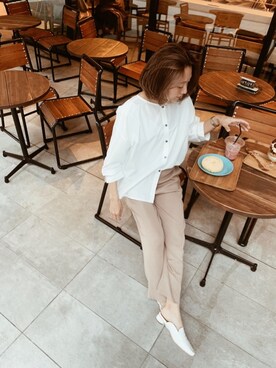 「OandI（オーアンドアイ）のアイテム」を使った、911ERIKAさん（レディース・157cm）の春コーディネート