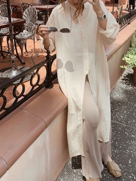 「OandI（オーアンドアイ）のアイテム」を使った、911ERIKAさん（レディース・157cm）の夏コーディネート