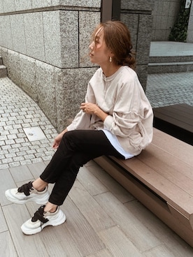 「OandI（オーアンドアイ）のアイテム」を使った、911ERIKAさん（レディース・157cm）の夏コーディネート