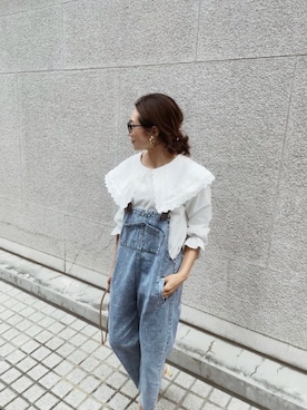 「CITRINE Chakra（シトリンチャクラ）のアイテム」を使った、911ERIKAさん（レディース・157cm）の春コーディネート
