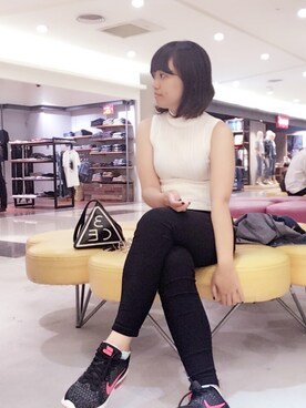 「3CE（3CE）のアイテム（バッグ）」を使った、Iyong さん（レディース・155cm）の夏コーディネート