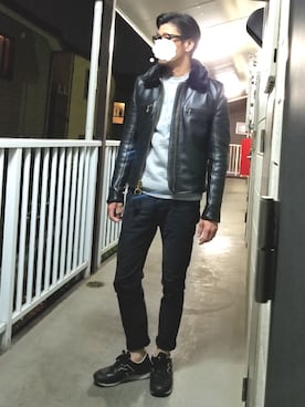 「DEUS EX MACHINA（デウスエクスマキナ）のアイテム（パンツ）」を使った、shinzoさん（メンズ・175cm）の春コーディネート