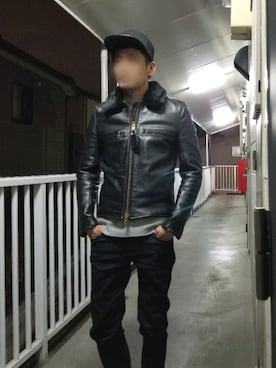 「バンソン」｜shinzoさん（メンズ・175cm）の冬コーディネート